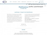 medsolution.de Webseite Vorschau