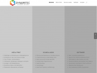 dynamitec.de Webseite Vorschau