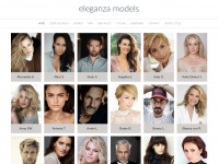 eleganza-models.de Webseite Vorschau