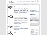 haloelectronics.com Webseite Vorschau