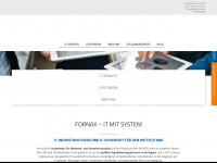 fornax.biz Webseite Vorschau