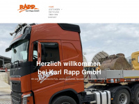 karl-rapp-gmbh.de Webseite Vorschau
