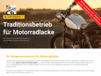 motorradlack.de Webseite Vorschau
