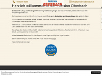 pension-oberbach.at Webseite Vorschau