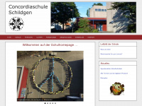 concordiaschule-schildgen.de Webseite Vorschau