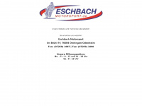 eschbach-motorsport.de Webseite Vorschau