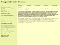 dr-nicole-brinkmann.de Webseite Vorschau