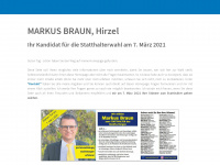 markusbraun.info Webseite Vorschau