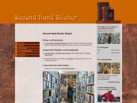 secondhandbuecher.ch Webseite Vorschau