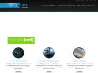 btlgeomembrane.eu Webseite Vorschau