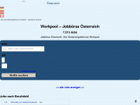 workpool-jobs.at Webseite Vorschau