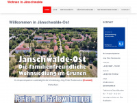 wohnen-jaenschwalde.de Webseite Vorschau