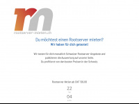rootserver-mieten.ch Webseite Vorschau