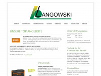 langowski-gartentechnik.de Webseite Vorschau