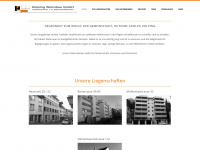 kolping-wohnbau.ch Webseite Vorschau
