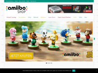 amiibo-shop.de Webseite Vorschau