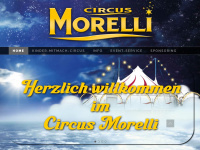 circus-morelli.de Webseite Vorschau