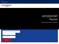 intersport-hauser.at Webseite Vorschau