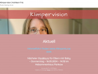 klimpervision.de Webseite Vorschau