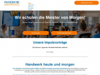 akademie-handwerk-digital.de Webseite Vorschau