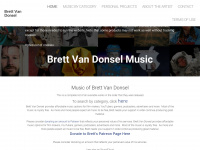 brettvandonselmusic.com Webseite Vorschau