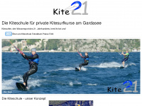 kite21.de Webseite Vorschau