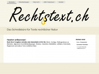 rechtstext.ch Webseite Vorschau