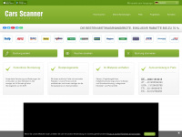 cars-scanner.com Webseite Vorschau
