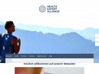 healthexpertalliance.org Webseite Vorschau