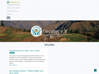 gecotec.org Webseite Vorschau