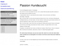 passion-hundezucht.de Webseite Vorschau
