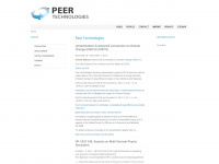 peertechnologies.com Webseite Vorschau