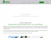 malaga-bau.de Webseite Vorschau