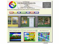 clubmontessorikindervilla.at Webseite Vorschau