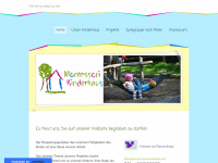 montessorikinderhaus.net Webseite Vorschau