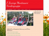 7zwerge-montessori.at Webseite Vorschau