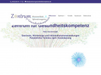 zentrum-gesundheitskompetenz.de Webseite Vorschau