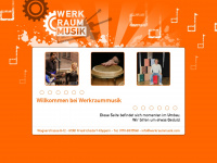 werkraummusik.de Webseite Vorschau