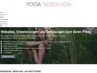 yoga-webdesign.de Webseite Vorschau
