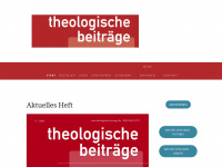 theologische-beiträge.de Webseite Vorschau