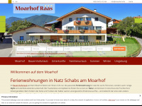 moarhof.info Webseite Vorschau