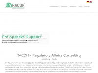 regulatory-affairs-consulting.com Webseite Vorschau