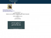 christi-geburt-gemeinde.de Webseite Vorschau