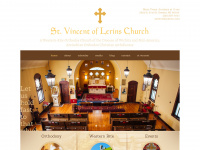 stvincentchurch.org Webseite Vorschau