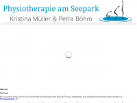 physiotherapie-am-seepark.de Webseite Vorschau
