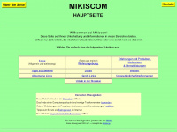 mikiscom.eu Webseite Vorschau