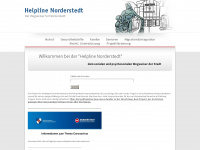 helpline-norderstedt.de Webseite Vorschau