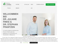 finke-frantzen.de Webseite Vorschau