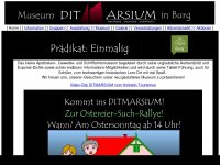 ditmarsium.de Webseite Vorschau