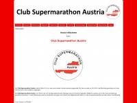 clubsupermarathon.at Webseite Vorschau